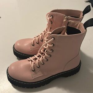 Mix No. 6 Womens Hollin Pink Combat Boots Size 7.5